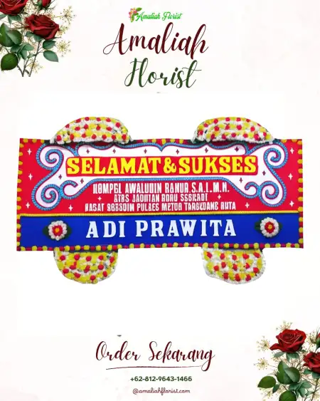 Papan Bunga Ucapan Selamat Simbangwetan